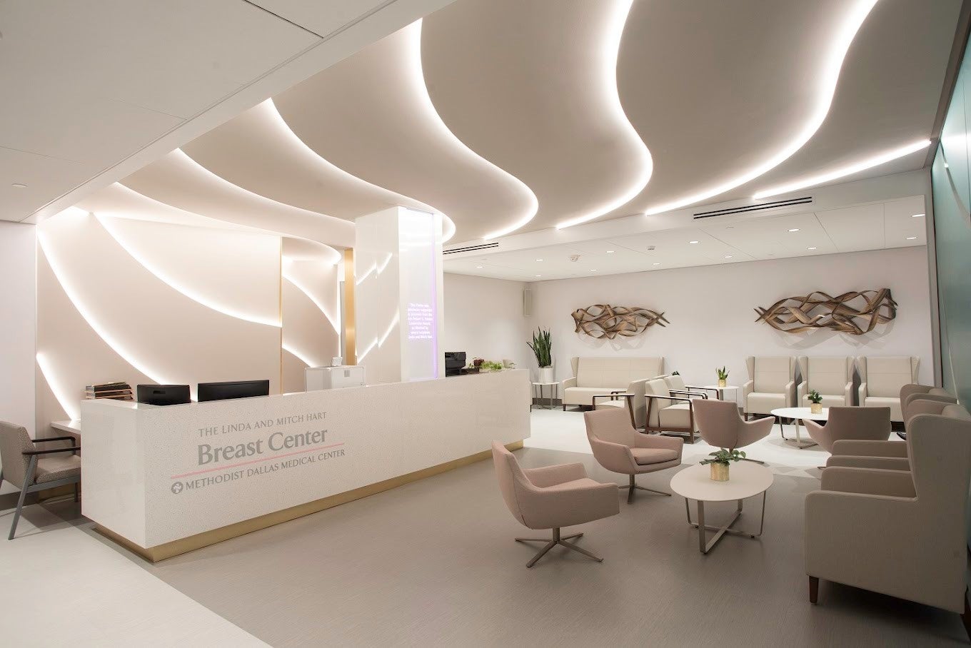Lobby of breast center